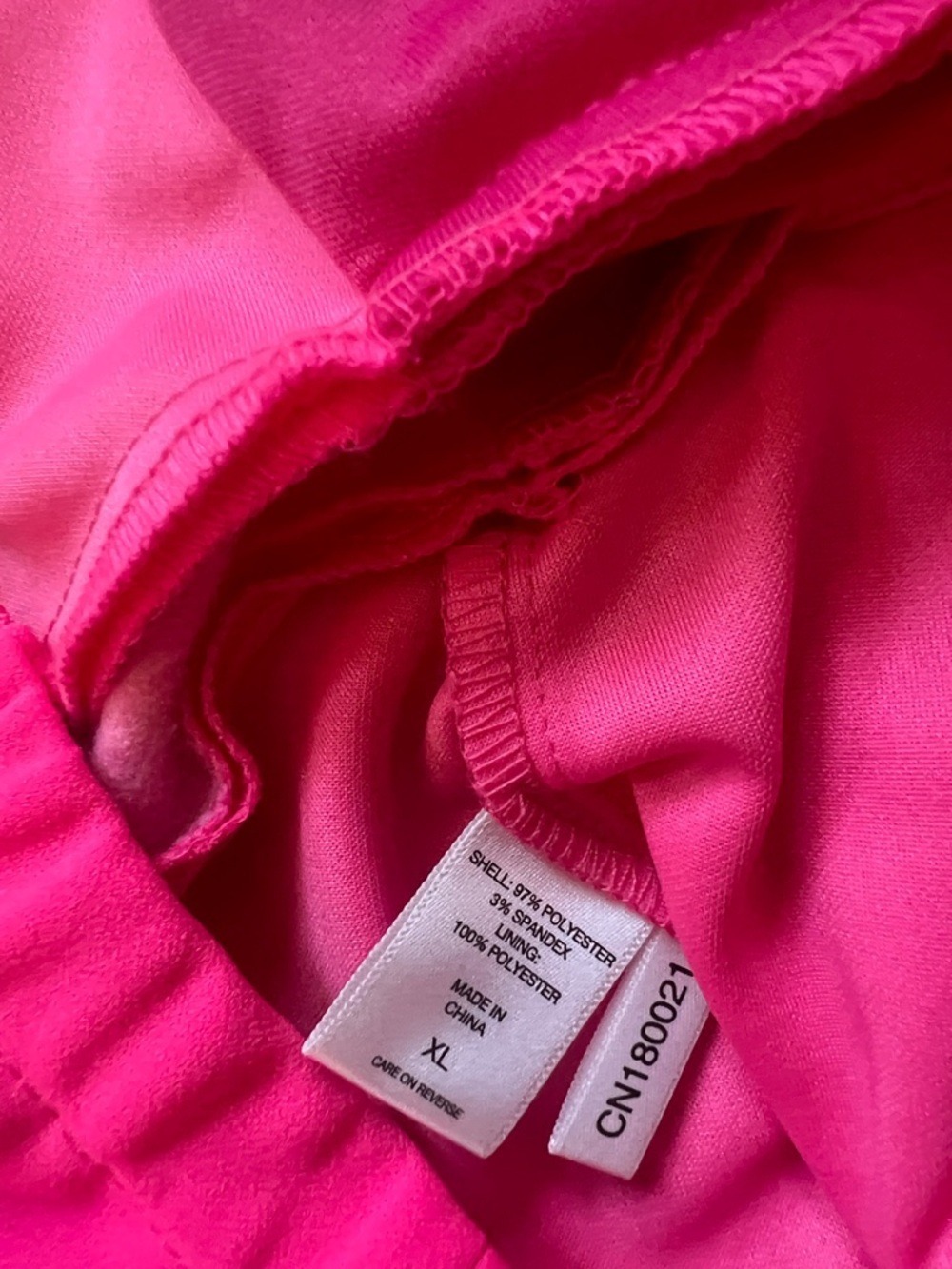 New York & Company Hot Pink Strapless Jumpsuit - Picture 9 of 10